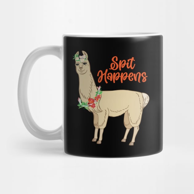 Spit Happens - Llama Alpaca Gift by Animal Specials